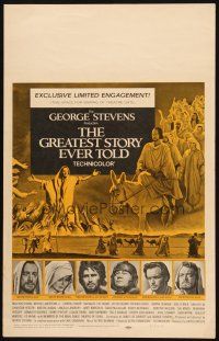 2y389 GREATEST STORY EVER TOLD WC '65 George Stevens, Max von Sydow as Jesus!