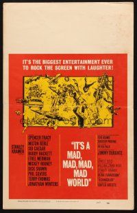 2y442 IT'S A MAD, MAD, MAD, MAD WORLD WC '64 Stanley Kramer, great different montage art!