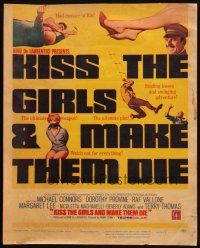 2y458 KISS THE GIRLS & MAKE THEM DIE WC '66 Mike Connors & sexy Dorothy Provine!