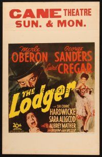 2y476 LODGER WC '43 Laird Cregar as Jack the Ripper, George Sanders, Merle Oberon!