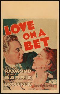 2y482 LOVE ON A BET WC '36 Gene Raymond goes from New York to L.A. in his underwear in 10 days