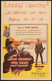 2y496 MAN FROM LARAMIE WC '55 three images of James Stewart, directed by Anthony Mann!