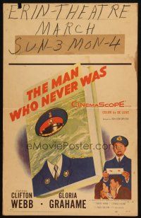 2y500 MAN WHO NEVER WAS WC '56 Clifton Webb, Gloria Grahame, strangest military hoax of WWII!
