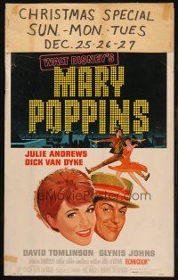 2y508 MARY POPPINS WC '64 Julie Andrews & Dick Van Dyke in Walt Disney's musical classic!