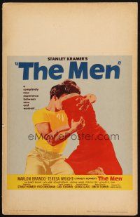 2y514 MEN WC '50 very first Marlon Brando, Teresa Wright, directed by Fred Zinnemann!