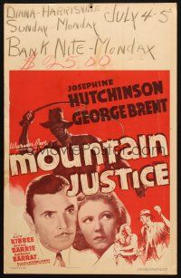 2y523 MOUNTAIN JUSTICE WC '37 doctor George Brent & nurse Hutchinson w/ whipping hillbillies!
