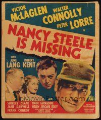 2y527 NANCY STEELE IS MISSING WC '37 Victor McLaglen,Peter Lorre