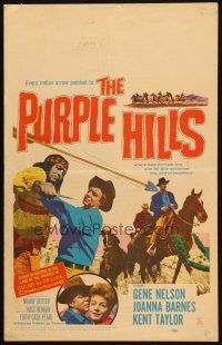 2y568 PURPLE HILLS WC '61 Indians in Arizona where hate-for-hate & gun-for-gun scorched the land!