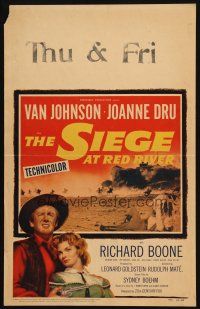 2y607 SIEGE AT RED RIVER WC '54 Van Johnson & pretty Joanne Dru in western action!