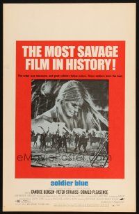 2y622 SOLDIER BLUE WC '70 Candice Bergen, Peter Strauss, Donald Pleasence in most savage film!
