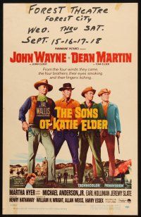 2y625 SONS OF KATIE ELDER WC '65 Martha Hyer, great line up of John Wayne, Dean Martin & others!