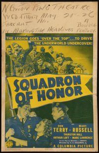 2y632 SQUADRON OF HONOR WC '38 100,000 Legionnaires blackmailed to kill a gun control bill!