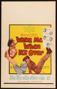 2y704 WAKE ME WHEN IT'S OVER WC '60 Ernie Kovacs in the funniest picture since fun was born!