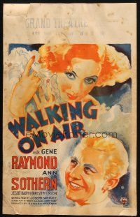 2y705 WALKING ON AIR WC '36 great art of sexy red-haired Ann Sothern & Gene Raymond!