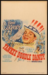 2y720 YANKEE DOODLE DANDY WC '42 best art of James Cagney classic biography of George M. Cohan!
