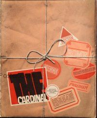 2y121 CARDINAL pressbook '64 Otto Preminger, cool design + Saul Bass title art!