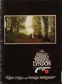 2y102 BARRY LYNDON promo brochure '75 Stanley Kubrick, Ryan O'Neal, designed by Bill Gold!