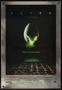 2z034 ALIEN foil heavy stock style A 1sh R03 Ridley Scott sci-fi classic, hatching egg image!