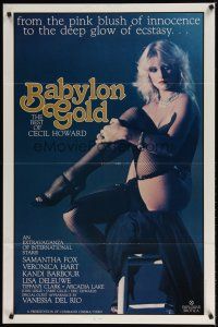 2z073 BABYLON GOLD 1sh '83 sexy Samantha Fox, Veronica Hart, Vanessa del Rio!