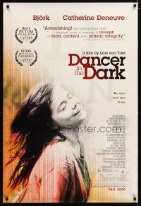 2z177 DANCER IN THE DARK advance 1sh '00 directed by Lars von Trier, Bjork musical!