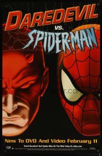 2z180 DAREDEVIL VS SPIDER-MAN video 1sh '03 art of Marvel Comics superheroes!