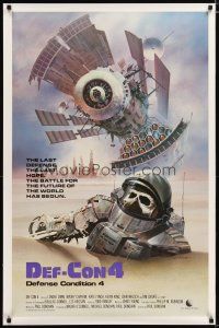 2z202 DEF-CON 4 1sh '84 really cool Obrero post-apocalyptic sci-fi artwork!