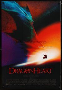 2z220 DRAGONHEART int'l DS 1sh '96 Dennis Quaid, Dina Meyer, cool special effects image!