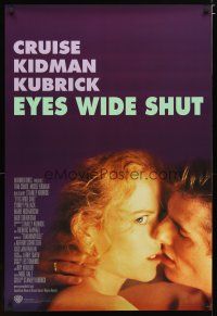 2z250 EYES WIDE SHUT 1sh '99 Stanley Kubrick, romantic c/u of Tom Cruise & Nicole Kidman