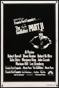2z301 GODFATHER PART II int'l 1sh '74 Al Pacino in Francis Ford Coppola classic crime sequel!