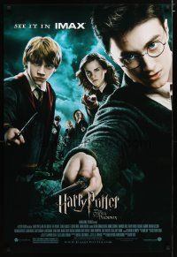 2z336 HARRY POTTER & THE ORDER OF THE PHOENIX DS IMAX 1sh '07 Daniel Radcliffe, Emma Watson, Grint!