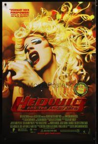 2z342 HEDWIG & THE ANGRY INCH DS foil 1sh '01 transsexual punk rocker John Cameron Mitchell!