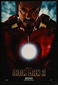 2z397 IRON MAN 2 teaser DS 1sh '10 Marvel, directed by Jon Favreau, Robert Downey Jr in title role!