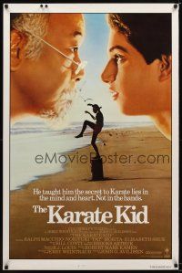2z417 KARATE KID int'l 1sh '84 Pat Morita, Ralph Macchio, teen martial arts classic!