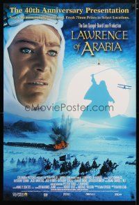 2z439 LAWRENCE OF ARABIA DS 1sh R02 David Lean classic starring Peter O'Toole!