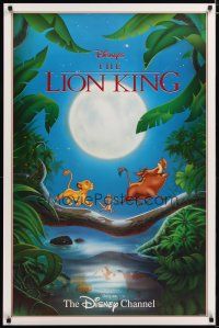 2z457 LION KING tv poster R1996 classic Disney cartoon set in Africa, Timon & Pumbaa!