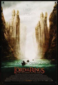 2z467 LORD OF THE RINGS: THE FELLOWSHIP OF THE RING advance 1sh '01 J.R.R. Tolkien, Argonath!