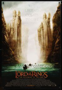 2z469 LORD OF THE RINGS: THE FELLOWSHIP OF THE RING advance DS 1sh '01 J.R.R. Tolkien, Argonath!
