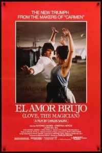 2z482 LOVE THE MAGICIAN 1sh '86 Carlos Saura, great image of dancers!