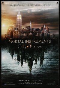 2z534 MORTAL INSTRUMENTS: CITY OF BONES teaser DS 1sh '13 a world hidden within our own!