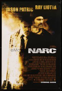 2z546 NARC advance DS 1sh '02 narcotics drug police officers Jason Patric & Ray Liotta!