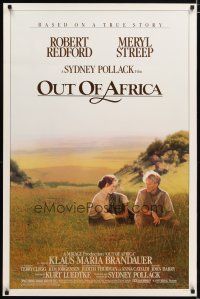 2z568 OUT OF AFRICA 1sh '85 Robert Redford & Meryl Streep, Sydney Pollack!
