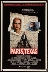 2z577 PARIS, TEXAS 1sh '84 Wim Wenders, image of Nastassja Kinski, Harry Dean Stanton!