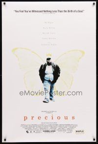 2z604 PRECIOUS advance DS 1sh '09 abused woman-child Gabourey Sidibe, Best Picture nominee!