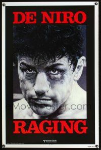 2z620 RAGING BULL teaser 1sh '80 Robert De Niro, Martin Scorsese, boxing classic!