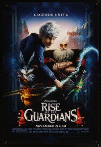 2z639 RISE OF THE GUARDIANS advance DS 1sh '12 cool image of tattooed Santa & Jack Frost!