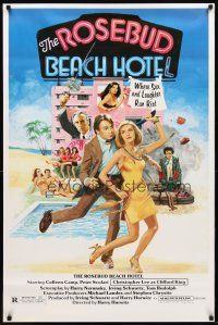 2z649 ROSEBUD BEACH HOTEL 1sh '84 Colleen Camp, Peter Scolari, sleazy Christopher Lee!