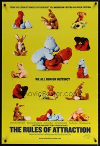 2z651 RULES OF ATTRACTION int'l 1sh '02 wacky images of stuffed animals in compromising positions!