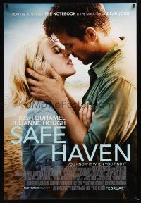 2z656 SAFE HAVEN advance DS 1sh '13 Josh Duhamel, Julianne Hough, romantic close-up!