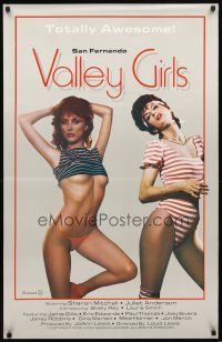 2z657 SAN FERNANDO VALLEY GIRLS 1sh '88 Sharon Mitchell, Juliet Anderson, totally awesome!