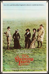 2z679 SHOOTING PARTY 1sh '85 James Mason, Edward Fox, Dorothy Tutin!